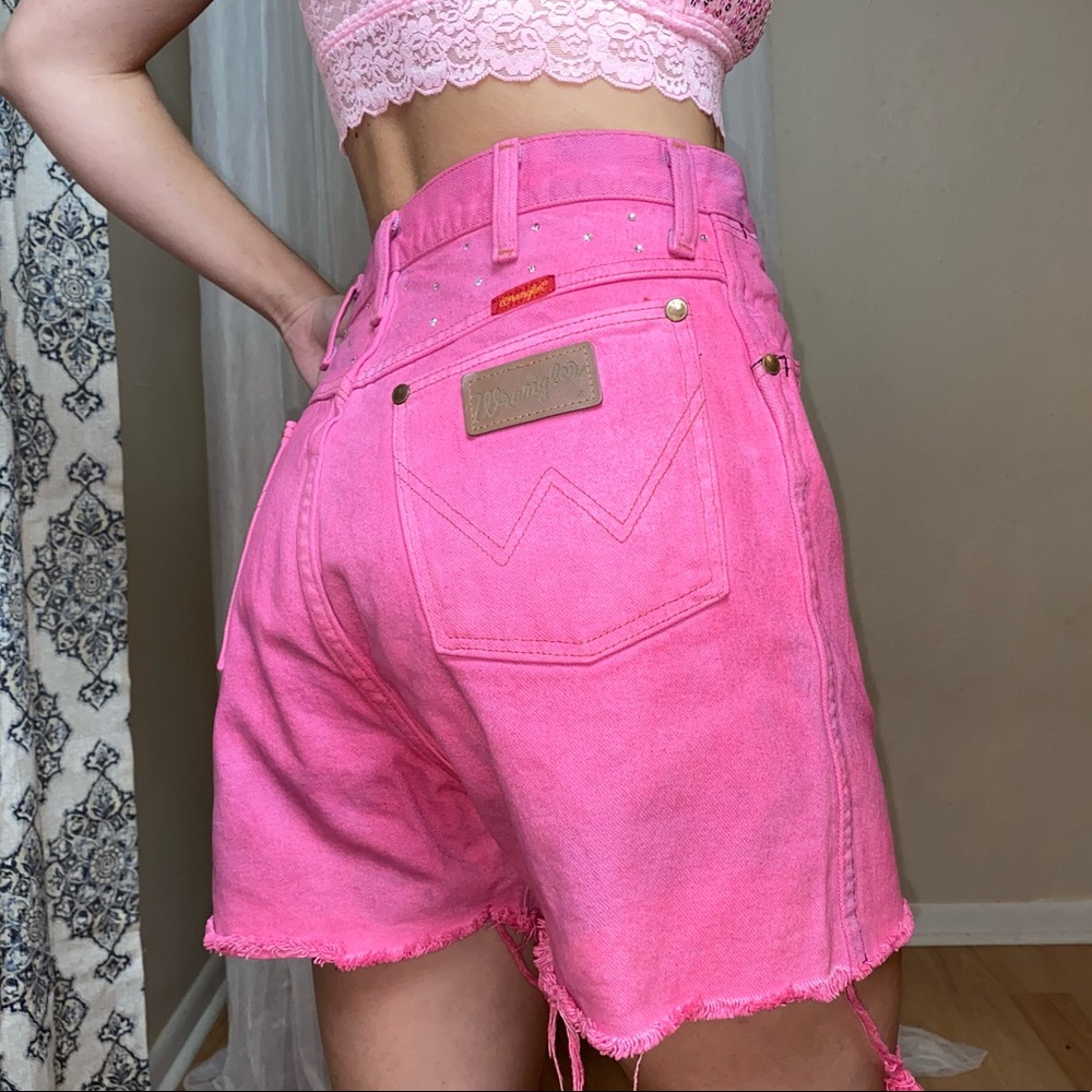Hot pink Wranglers with Swarovski crystal details!